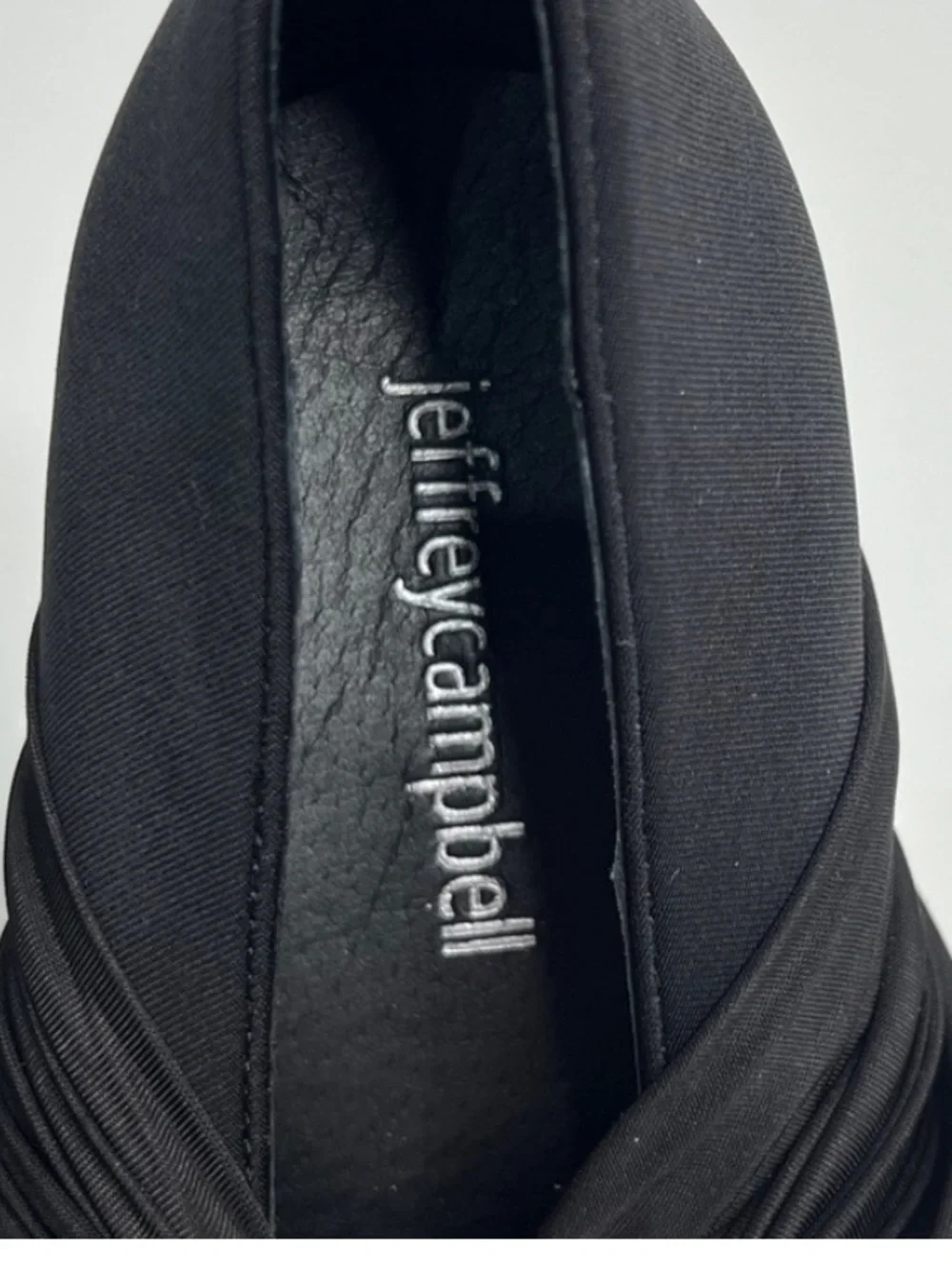 NEW Jeffrey Campbell 2-in-1 Pantaboots Black Platform Heels Shoe 8 /Pants Small